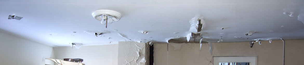 Ceiling Damage and Restoration