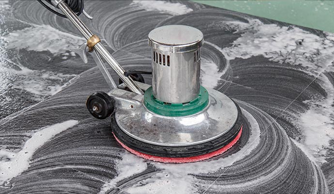 Professional floor cleaning service 
