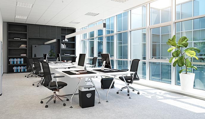 Clean office interior Clean office interior