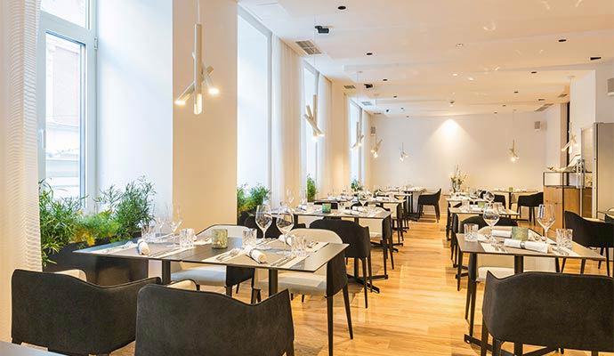 Modern dining restaurant