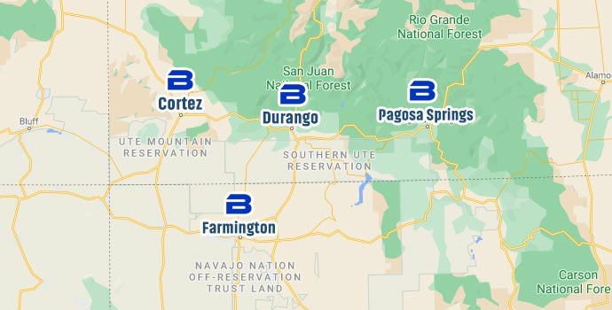 Service Area Map of Best Cleaning and Disaster Restoration Services