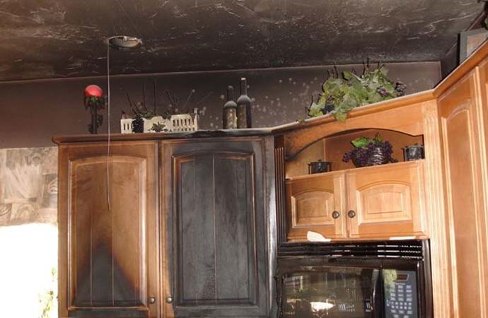 Smoke damage restoration