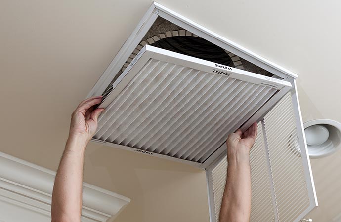 replacing hvac filter