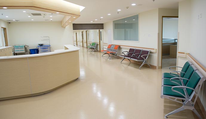 Interior of healthcare facility