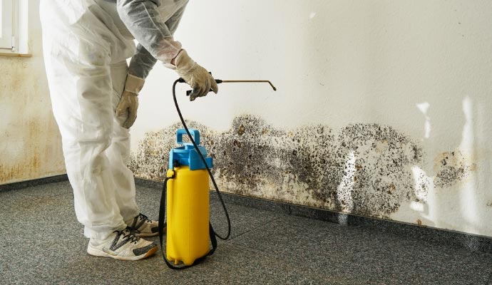 Professional mold decontamination service