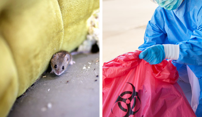 Rodent infestation and biohazard waste removal services
