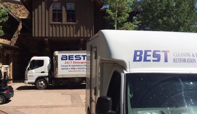 Best Cleaning and Disaster Restoration service van Best Cleaning and Disaster Restoration service van