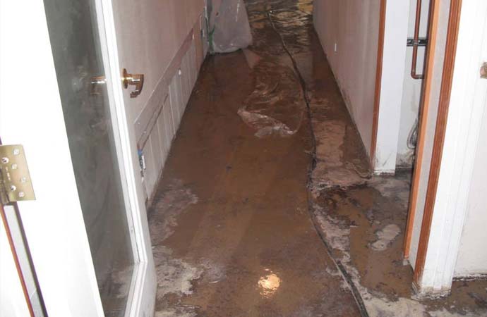 Flooded basement