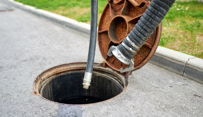 Sewage damage cleanup and restoration service