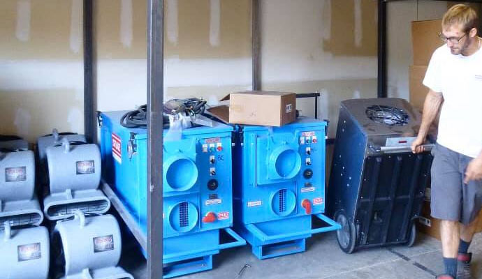 Water damage restoration