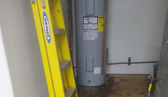Water leaking from hot water heater